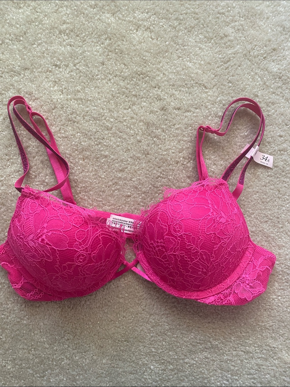 Victoria secret size 34A bombshell plunge bra NWT